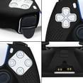 thumbnail image 5 of Silicone Cover Skin Case for Sony PS5 Controller, EEEkit Wireless Controller Protector Case Anti-slip Grips Case Compatible for PlayStation5, Controller Skin for PS5 with 10 Thumb Grip(Black), 5 of 9