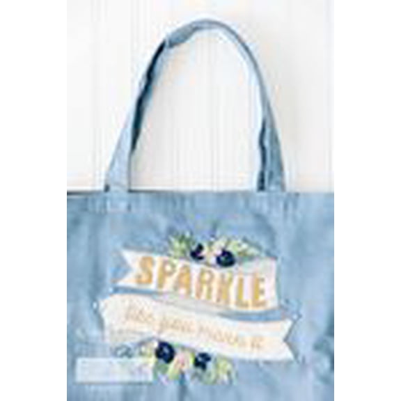 Fill In The Blank Program- Chambray Tote- Kimberbell - Denim