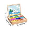 thumbnail image 3 of Tangram magnético para niños de 3 a 6 años | Bloques de construcción geométricos de madera con caja de almacenamiento | Juguete educativo STEM para aprendizaje temprano, reconocimiento de formas, 3 of 6