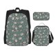 thumbnail image 1 of Easygdp Hedgehogs and Flowers Mochila para Niños y Niñas con Set de Caja de Almuerzo y Estuche para Lápices 3 en 1, Mochila Escolar Estampada para Adolescentes, 1 of 7