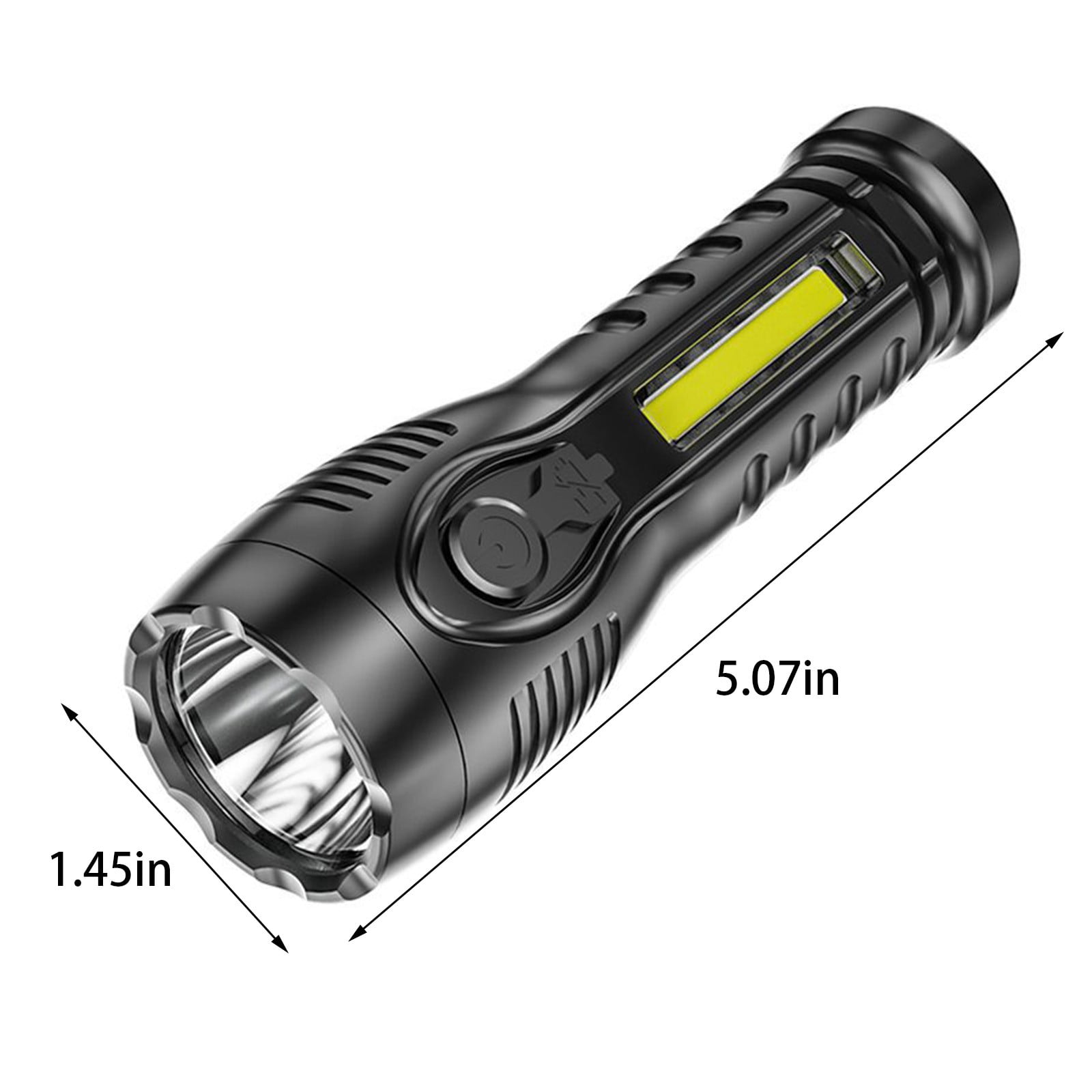 IPEWLEX Rechargeable 20000 Lumen LED Flashlight with COB Work Light, IPX5 Water-Resistant, Ideal for Emergencies, Camping, and Outdoor Adventures