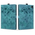 thumbnail image 4 of XYX Case for Kindle Fire HD 8 & 8 Plus Tablet(12th/10th,2022/2020 Release), Cherry Blossom Cat PU Leather Folio Stand Magnetic Shockproof Protective Cover (Green), 4 of 7