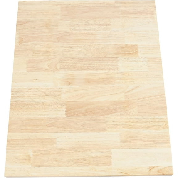 Wood Table Top 1.5 in Thick Butcher Block Countertop Rubber Wood Butcher Block Table Top for DIY Washer Dryer Island Kitchen