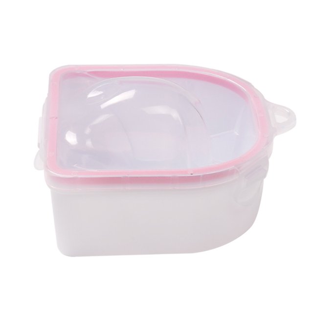 Cuencos de esmalte de uñas húmedas, cuencos de lavado de uñas, paletas de colores húmedas, herramientas de uñas y Spa (2 rosas) paletas de spa para manos XianweiShao 9024719129228