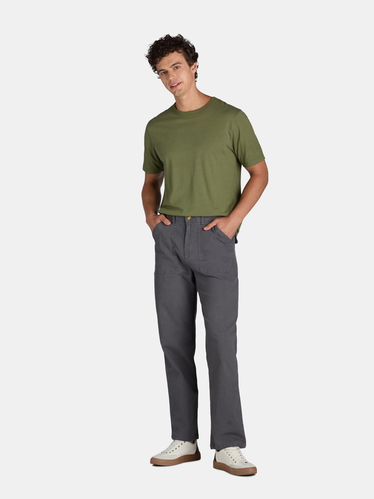 George Men's and Big Men’s Utility Pants, 32” Inseam, Sizes 30-46