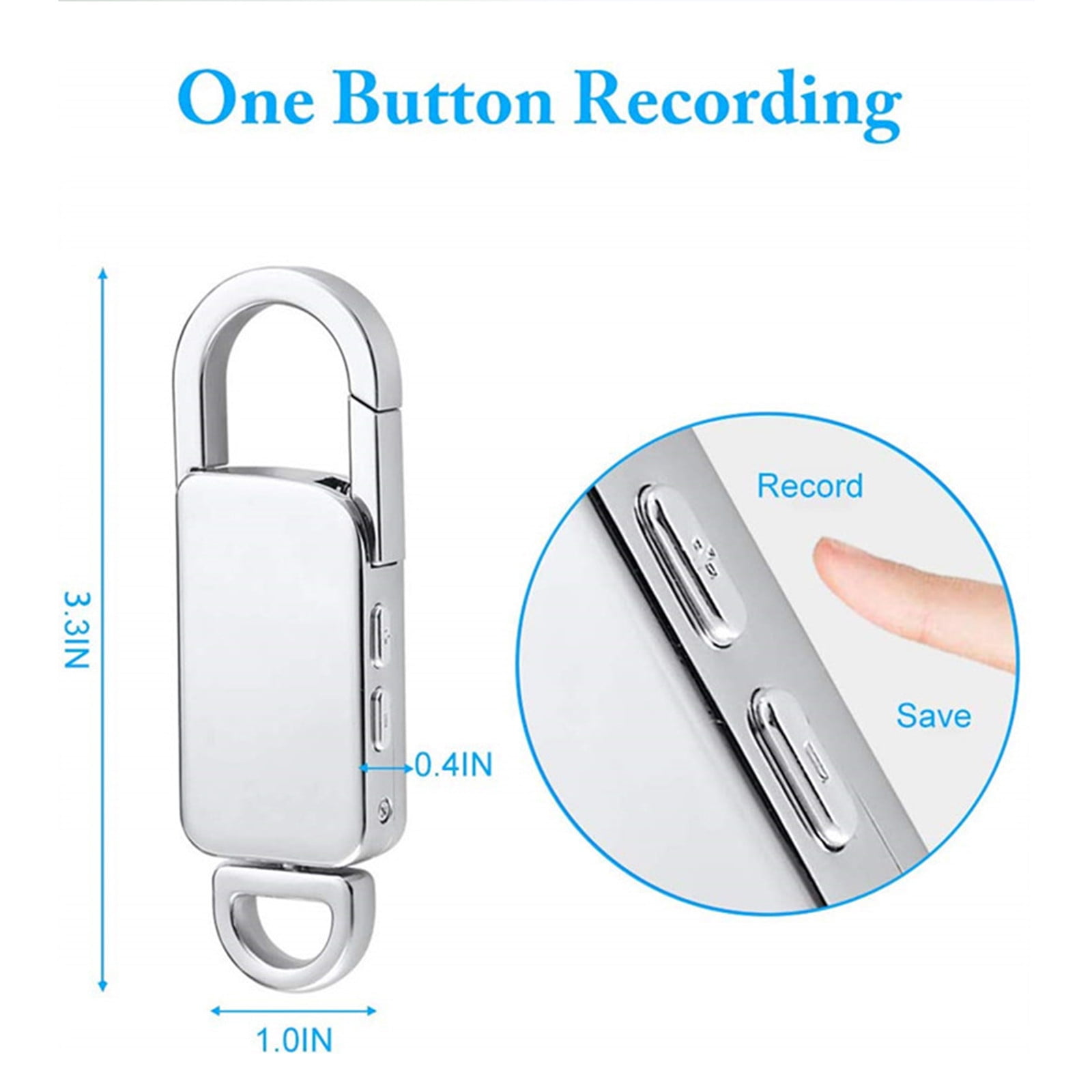 Home Products Discount Yay 64Gb Mini Voice Recorder Keychain 