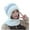 White, variant on Naxoaeo Clearance Womens Beanie and Scarf Set for Girls Warm Knit Winter Ski Hat with Fleece Lined, Elastic Warm Conjoined Ear Protection Knitted Hat, Winter Beanie Hat Scarf