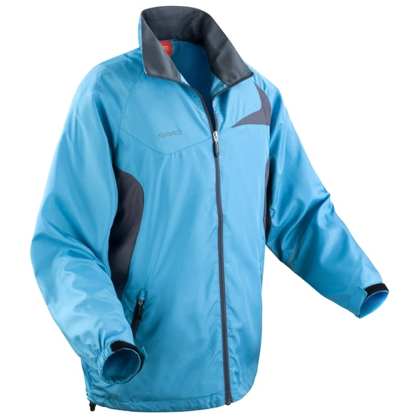 Spiro - Chaqueta deportes Modelo Micro-Lite Performance hombre caballero (Repelente al agua, cortavientos y transpirable) (Agua/Gris)