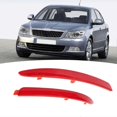 thumbnail image 4 of 2Pcs Rear Bumper Reflector Left Right 1Z0945105A Replacement for OCTAVIA 1z Facelift 2009?2012 YEMAA, 4 of 5