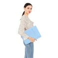 thumbnail image 6 of Mosiso 15.4" 15.6" Polyester Laptop Sleeve Bag for MacBook Dell HP Lenovo Acer Asus, Water Repellent Notebook Bag Case Cover, Airy Blue, 6 of 6