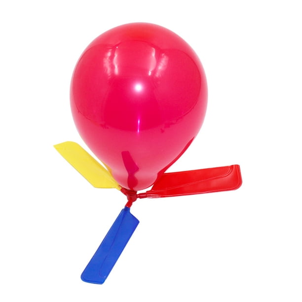 Aeronaves De Globo De Hélice 1 Juego de globos voladores con silbato, ejercicio práctico, capacidad para fiesta de cumpleaños Tmvgtek libre de BPA