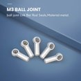 thumbnail image 3 of 10Pcs Metal M3 Link Tie Rod End Ball Joint for 1/10 RC Car Crawler AXIAL SCX10 D90 D110 Tamiya CC01, 3 of 5