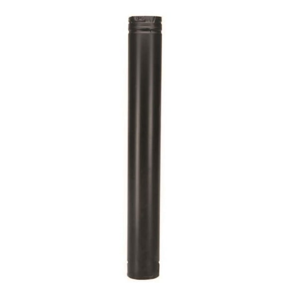 12'' Straight Length Pipe - Black