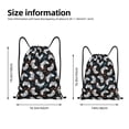 thumbnail image 2 of Xecao Game Pattern Sports Drawstring Backpack - String Swim Gym Bag with Wet Proof Pocket for Women&Men-Medium, 2 of 6