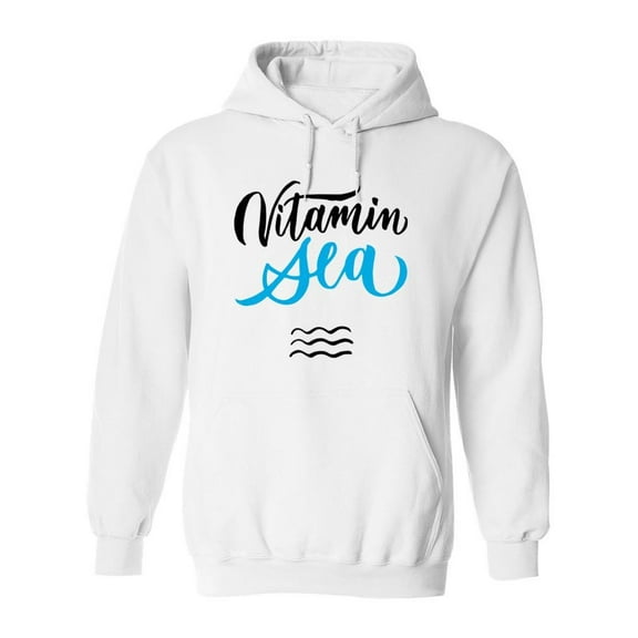 Vitamin Sea. Hoodie Men -Image by Shutterstock, Male Large