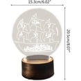 thumbnail image 4 of Creative 3d Eid Led Small Night Light Acrylic Table Lamp Ramadan Party Decor, 4 of 5