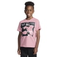 thumbnail image 1 of Remera Messi Goal Kick para niños, corte slim fit, algodón, rosa, talle 6, 1 of 4