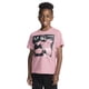 thumbnail image 1 of Remera Messi Goal Kick para niños, corte slim fit, algodón, rosa, talle 6, 1 of 4