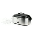 Aroma 22 Quart Electric Roaster Oven Stainless Steel with SelfBasting