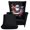 Dancing Santa Print, variant on Chririnla Horse American Flag Print Spandex Fabric Wingback Chair Slipcover with Elastic Bottom, Stretch Single-Seat Wingback Armchair Covers for Living Room Home