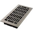 thumbnail image 1 of Geneva Floor Register - 4" x 10", Brushed Nickel, 1 of 2