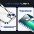 thumbnail image 4 of JETech [3 in 1] Case for iPhone 14 6.1-Inch, with 2-Pack Screen Protector and 2-Pack Camera Lens Protector, Full Coverage Tempered Glass Film, Shockproof Bumper Phone Cover (Clear), 4 of 6