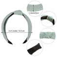 thumbnail image 3 of 8 Piezas Diademas con Nudos para Mujeres Niñas, Diadema Anudada Diademas de Tela Antideslizante Banda Ancha Anudada para el Cabello con Turbante Accesorios elásticos para el Cabello, 3 of 5