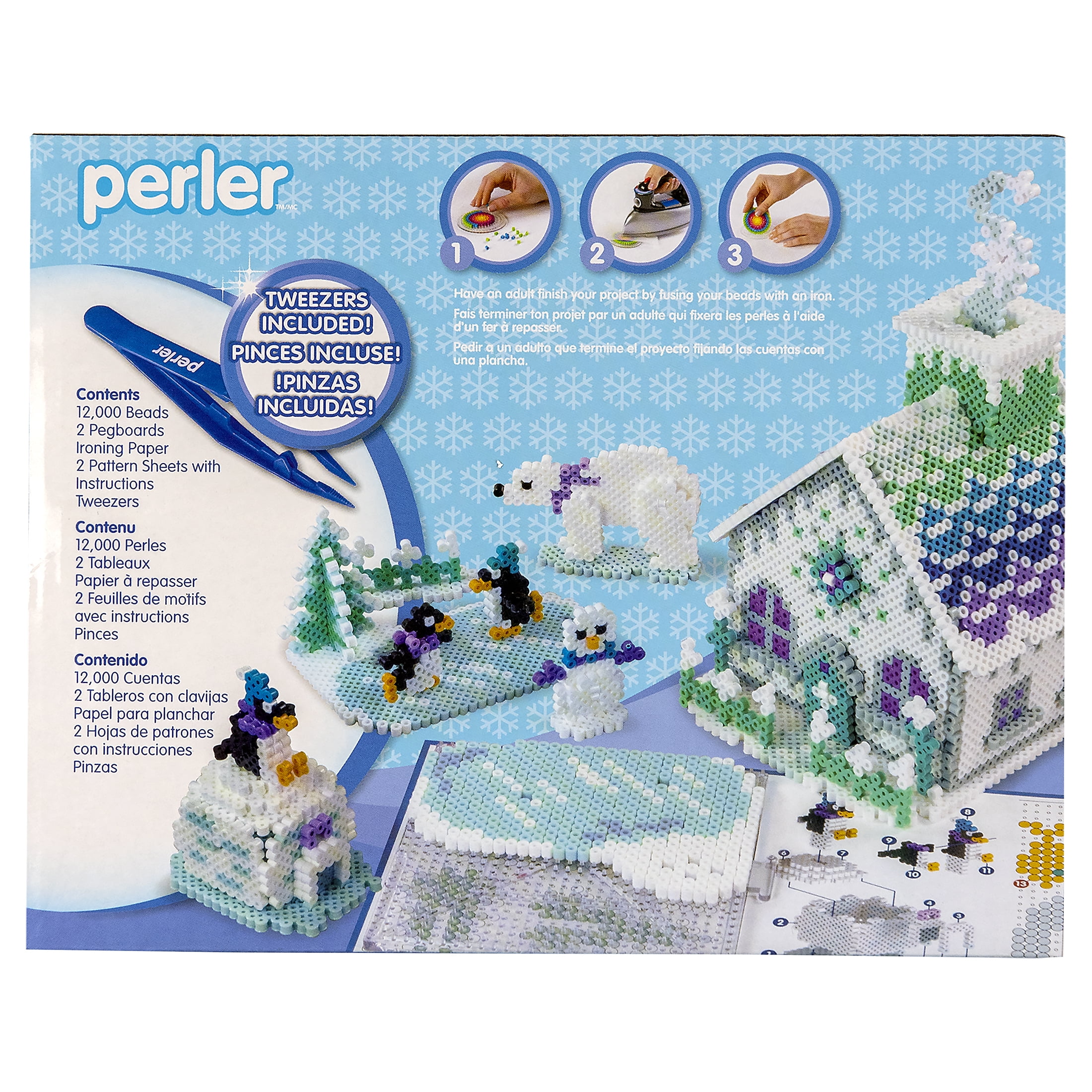 Perler Polar Ice House Fused Bead Kit, Ages 6 and up, 12006
