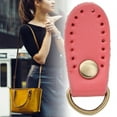 thumbnail image 3 of Bag Buckle Handbag Buckle Bag Buckle Lock Fittings Hardware Accessories Leather Buckle 4Pcs Bag Buckle Cow Split Leather DIY Hand Made Sewing Craft Handbag With Bronze Fittings, 3 of 8