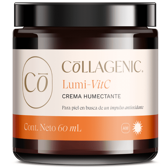 Crema Aclarante Facial Collagenic 60 ml con Vitamina C Colageno Hidrolizado Filtros solares Antimanchas