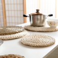 thumbnail image 4 of Queilt Braided Oval Table Runner | Boho Table mats | Artisanally Woven Rustic Table Linen 45x30cm, 4 of 5