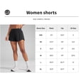 thumbnail image 4 of CRZ YOGA  2 in 1 Double Layer Running Shorts for Women 3" Athletic Tennis Workout Pants with Zip Pockets, 4 of 4