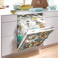 thumbnail image 2 of Sunflower Dishwasher Magnet Cover Reuseable Refrigerator Magnet Cover Decal Kitchen Fridge Microwave Stickers Hoilday Party Decor 23 x 26 inch, 2 of 5