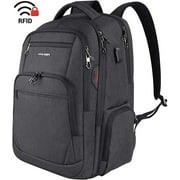 KROSER 17.3" Laptop Backpack Computer Backpack School Daypack with USB Charging Port for Work/Business/College