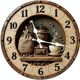 thumbnail image 1 of Reloj De Pared Redondo De Madera, Silencioso, Sin Tictac, Funciona Con Pilas, Fácil De Leer, Decoración Para El Hogar, Ideal Para Sala De Estar, Cocina O Dormitorio. 25 Cm. Cq2115a 25CM Cq2115a, 1 of 8