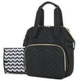 thumbnail image 6 of Fisher-Price Multi-Pocket Diaper Bag with Changing Pad, Midnight Black, 6 of 7