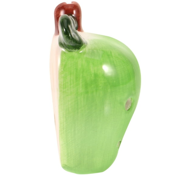 SEWCHICS Adult Ocarina Musical Instrument Green Ceramic 1Set