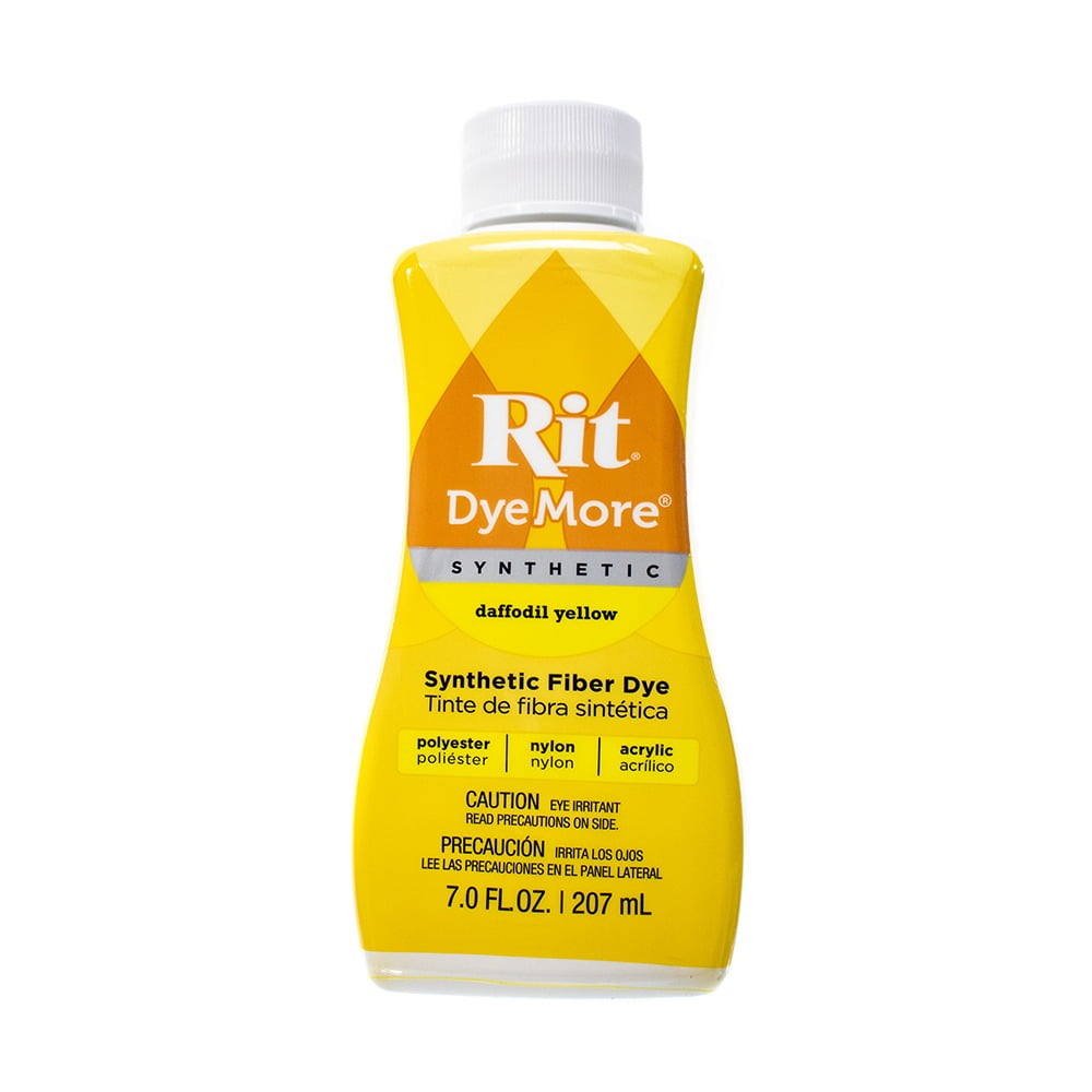 Rit Synthetic Liquid Dye with ColorStay Fixative Bundle – All in One Kit with Gloves to Reduce Color Bleed