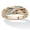 Gold, variant on Summer Clearance Rings for Women 14K Gold Gold Two Tone Twisted Rhinestone Wedding Ring Charm Jewelry Diamond Promise Rings Rings Couple Bands