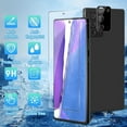 thumbnail image 3 of [3+3 Pack] Glass Screen Protector for Samsung Galaxy Note 20 with Camera Lens Protector, 3D Curved, 6.7 inch 9H Tempered Glass for Galaxy Note 20 Glass Screen Protector, 3 of 7