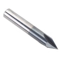 thumbnail image 2 of 3 Flute Chamfer Milling Cutter, Professional Chamfering Design Chamfer End Mill  For Small Cutting Amount Processing D12 X 60° X 75L,D10 X 60° X 75L,D8 X 60° X 60L,D6 X 60° X, 2 of 8