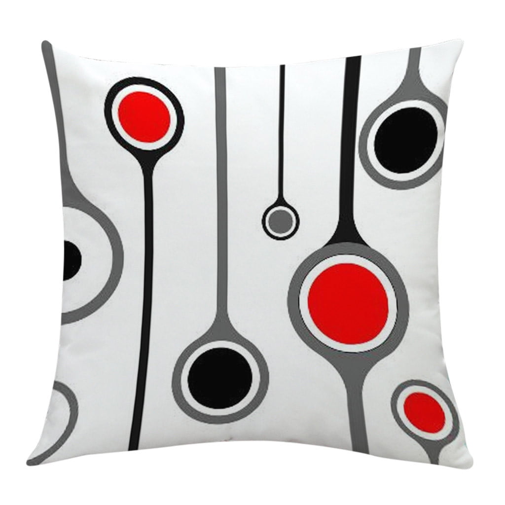 Creative Geometric Polyester Pillow Case Waist Cover Home Decor Throw Cushion 