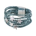 thumbnail image 4 of Pulsera rígida para niña, de aleación, , , ideal para fiestas y como accesorio versátil. Azul, 4 of 8