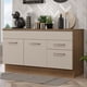 thumbnail image 2 of Mueble de Cocina Para Tarja MADESA 150 cm 2 Cajones 2 Puertas Marrón/Crema Agata, 2 of 5