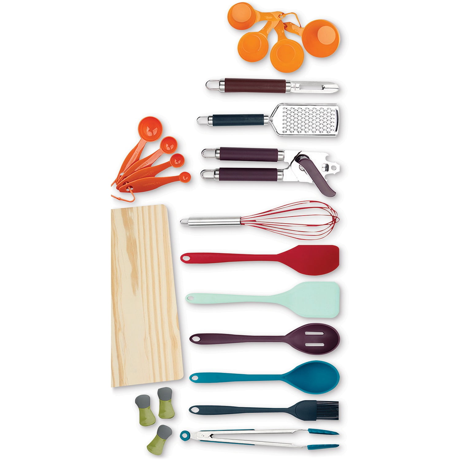 Pampered Chef Silicone & Wood Utensil Set