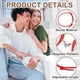 thumbnail image 3 of Uxcell Pulseras Magnéticas para Parejas, Pulsera a Juego de Corazón para Él y Ella, Cordón Trenzado Ajustable para Regalo de Aniversario para Amigos Mujeres Hombres, Azul Pavo Real, 3 of 6