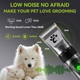 thumbnail image 2 of Cordless Dog Clippers Professional Pet Trimmer Low Noise 2-Speed Grooming Kit for Thick Hair, 2 of 6