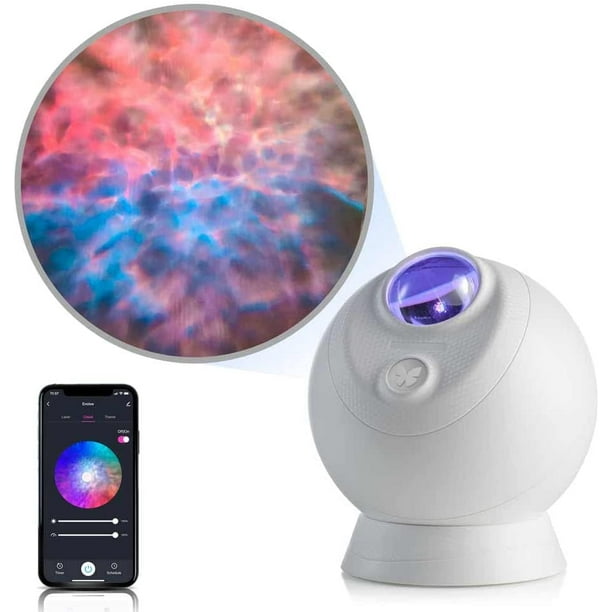 BlissLights Sky Lite Evolve Galaxy Projector, LED Nebula, WiFi App, Home Theater Room and