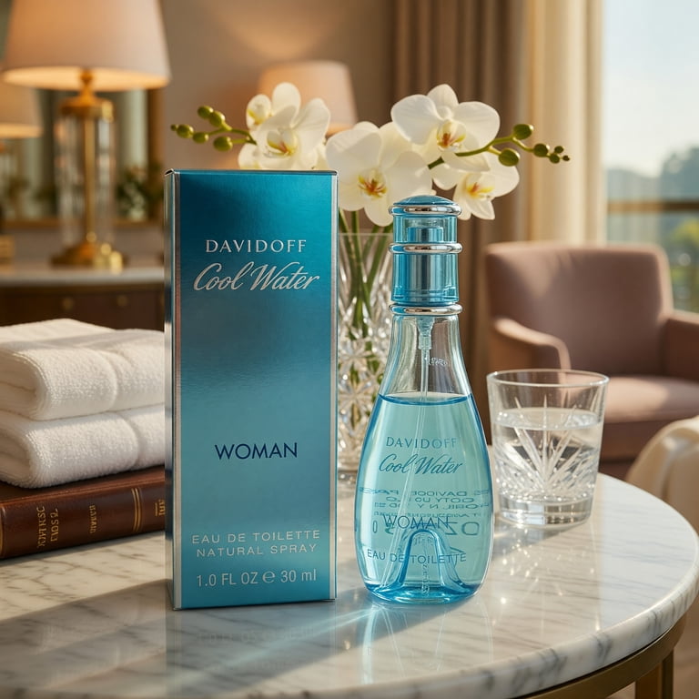Davidoff Coolwater Eau De Toilette Spray for Women 1 oz Floral