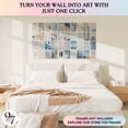 thumbnail image 3 of 97 Decor Coastal 4x6 Blue Beach Collage Poster Set, 40 Pieces, 3 of 6